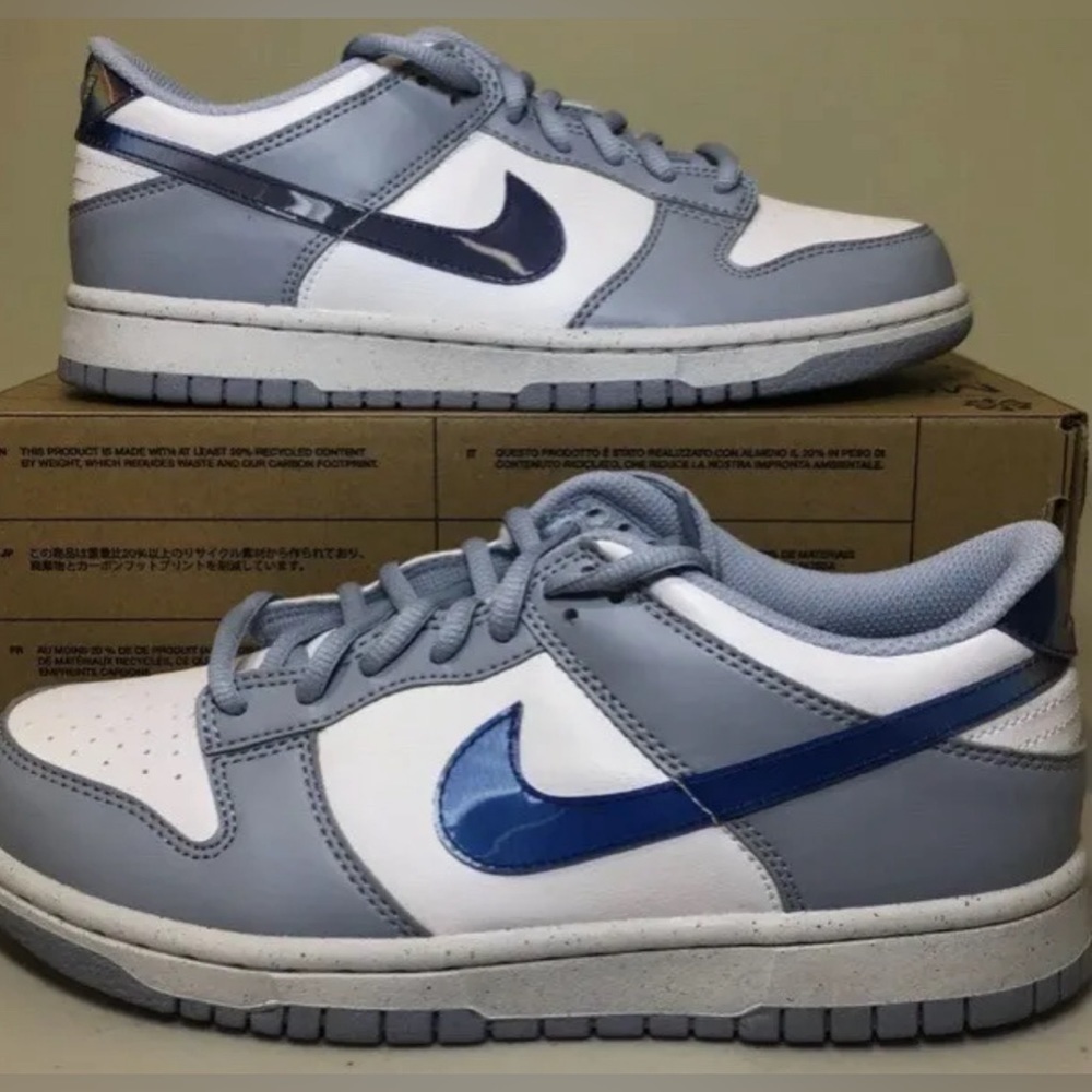 NEW Nike Dunk Low Next Nature Blue Whisper 4 Youth / 5.5 Women